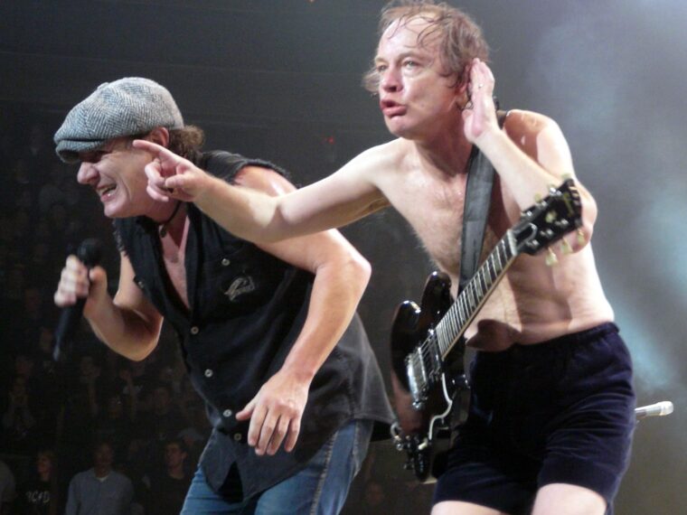 AC/DC на концерте в Сент-Поле, 23 ноября 2008 года