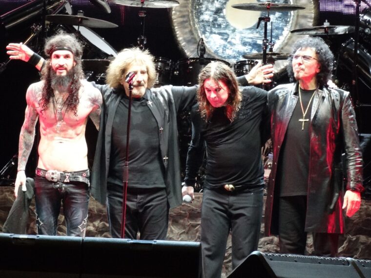 Black Sabbath на концерте в Бразилии в 2013 году
